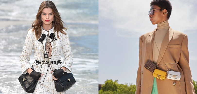 帶兩個手袋出街?Chanel、LV、Fendi這個新潮流你會跟隨嗎?