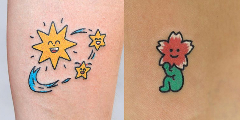 韓國可愛紋身店推介 獨一無二的童趣圖案一定不會令你後悔！