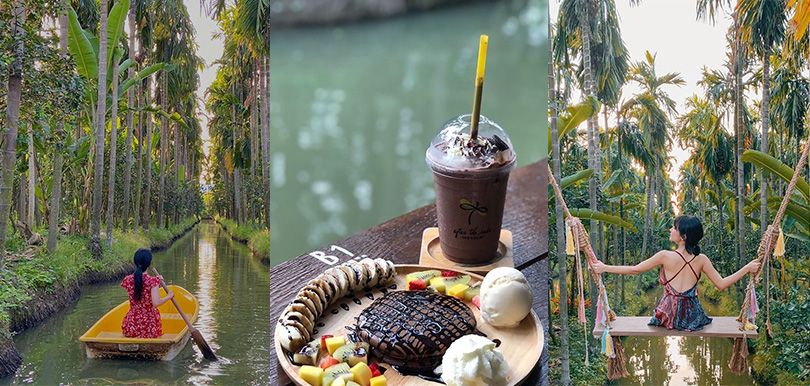 一邊划船一邊喝咖啡！熱帶雨林中用餐 曼谷神秘水上咖啡店