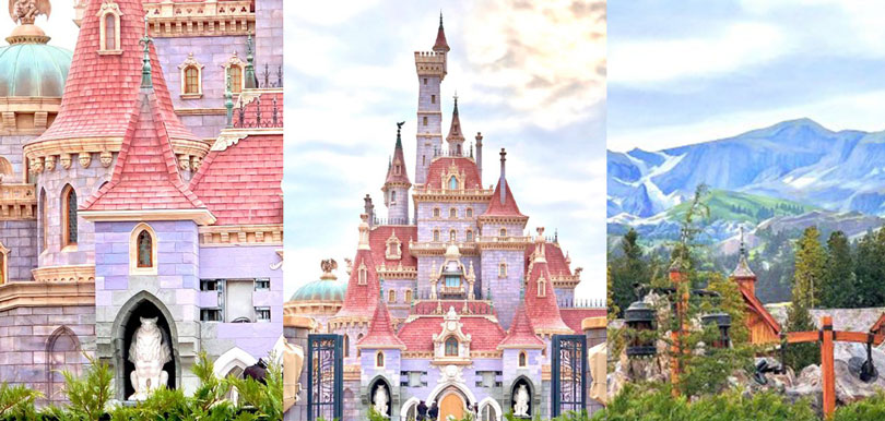 夢幻粉紅城堡！東京迪士尼《美女與野獸》園區9月28日開幕
