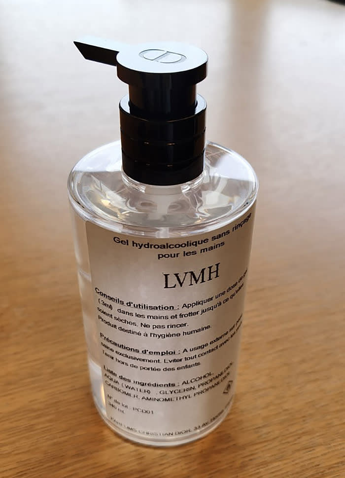 LVMH宣佈生產搓手液！香水廠轉產搓手液免費供應歐洲醫院