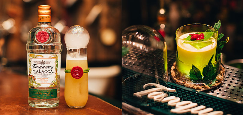 最近ORI-GIN與氈酒品牌Tanqueray合作，以一度停產的Tanqueray Malacca調配出3杯特色雞尾酒加1杯G&T 