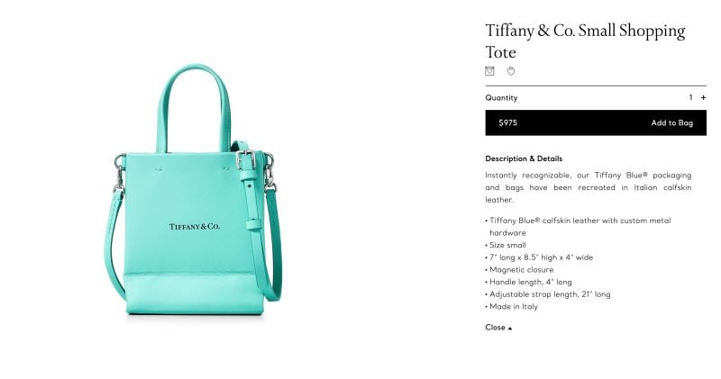 Tiffany也加入「紙袋手袋」的行列！推出超夢幻Tiffany Blue Shopping Tote限定發售