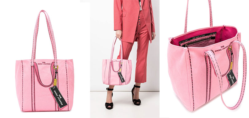 Marc Jacobs 粉紅玩味 Tote Bag（HK$950）