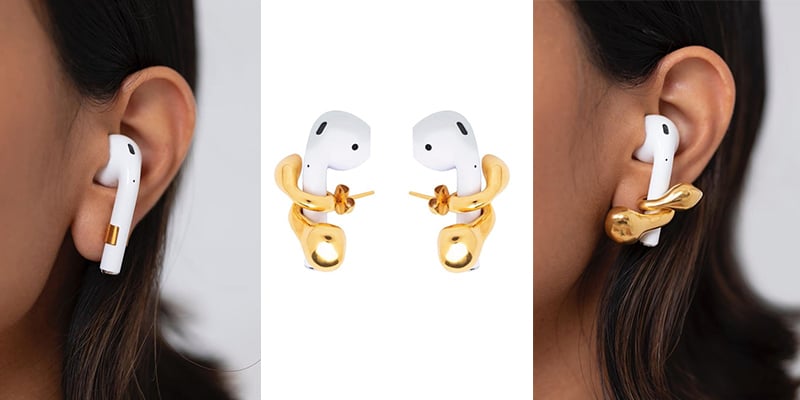 不會再遺失耳機！小眾品牌Misho推出可固定Airpods時尚耳環