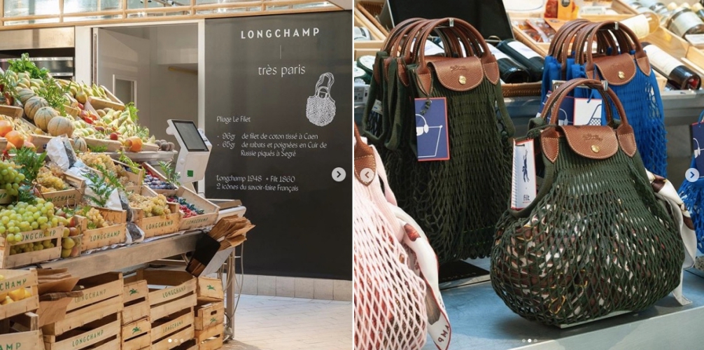 Longchamp Le Pliage 變身漁網袋 longchampfilet