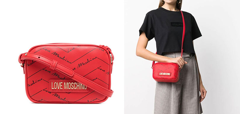 LOVE MOSCHINO 紅色斜揹袋 (HK$1,263)