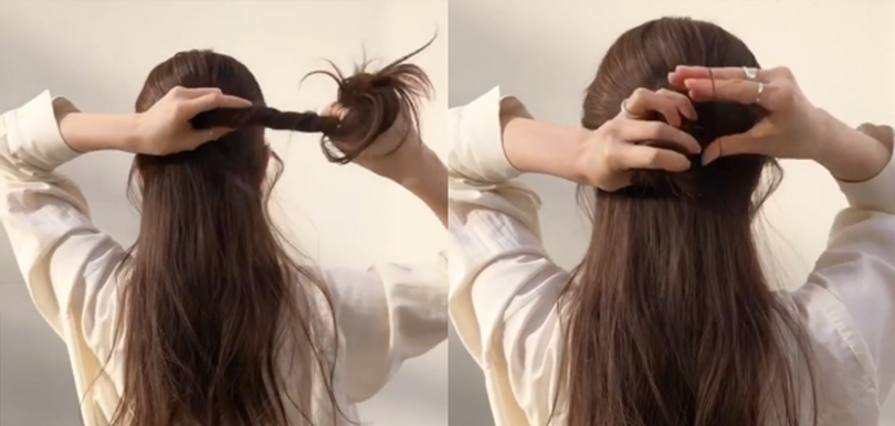 幫你解決頭髮尷尬過渡期！視覺年齡-5歲韓國「減齡綁髮」秘訣