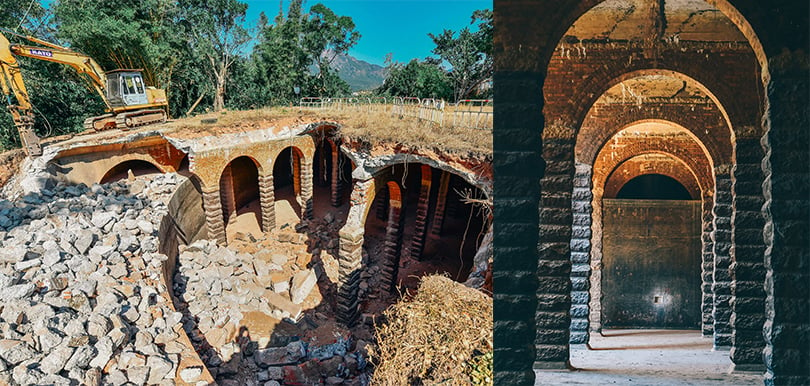 市民聯署要求保留歷史古蹟！隱藏在深水埗主教山配水庫的古羅馬式建築物