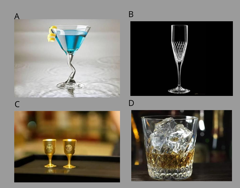 以下四隻酒杯，你第一眼會選哪一隻