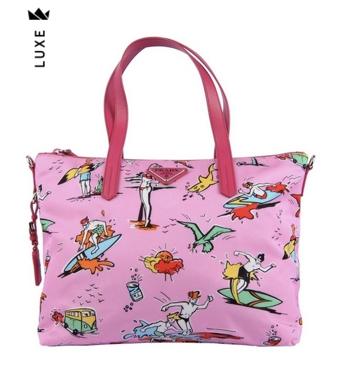 Prada Summer Print Nylon Bag （35折後 HK$3,280） 