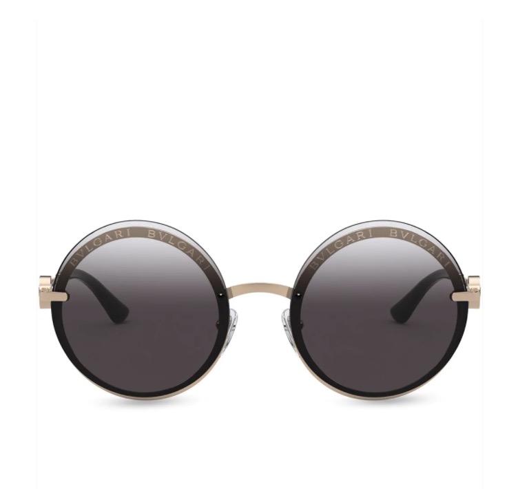 Bvlgari On-Me round metal sunglasses ($2725)