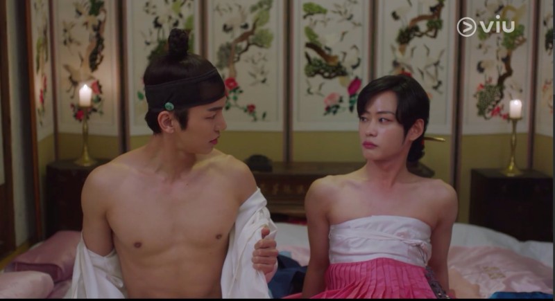 韓國BL古裝劇：《柳書生的婚禮》姜仁秀在第二集中大方騷肌