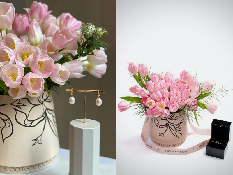 Blooms & Blossoms  x 英國皇室珠寶品牌Annoushka母親節花藝系列