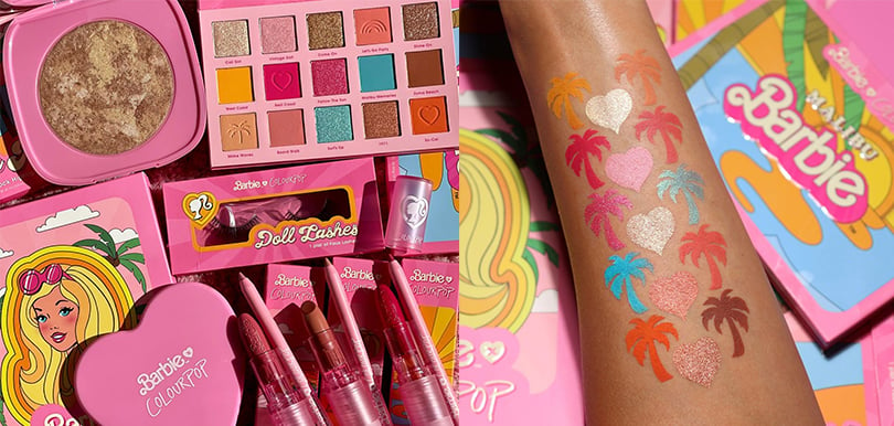 ColourPop 與 Barbie 聯乘推出彩妝系列