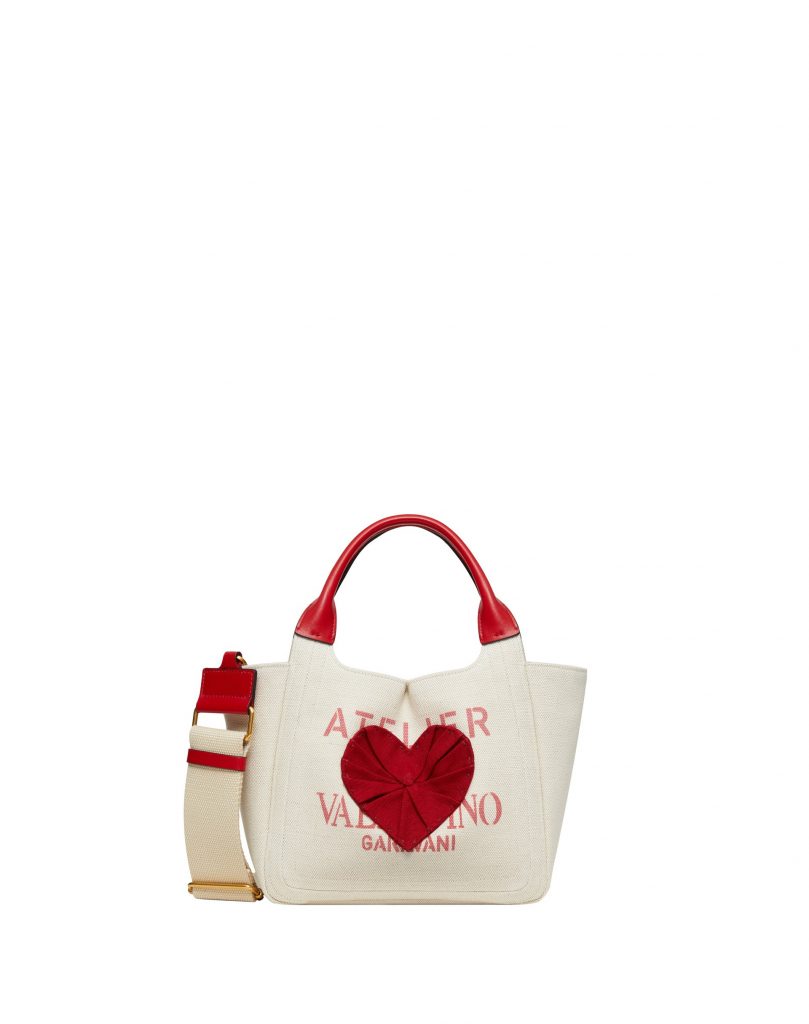 Valentino Garavani Amore 2021 Atelier Canvas Small Tote HK$13,900