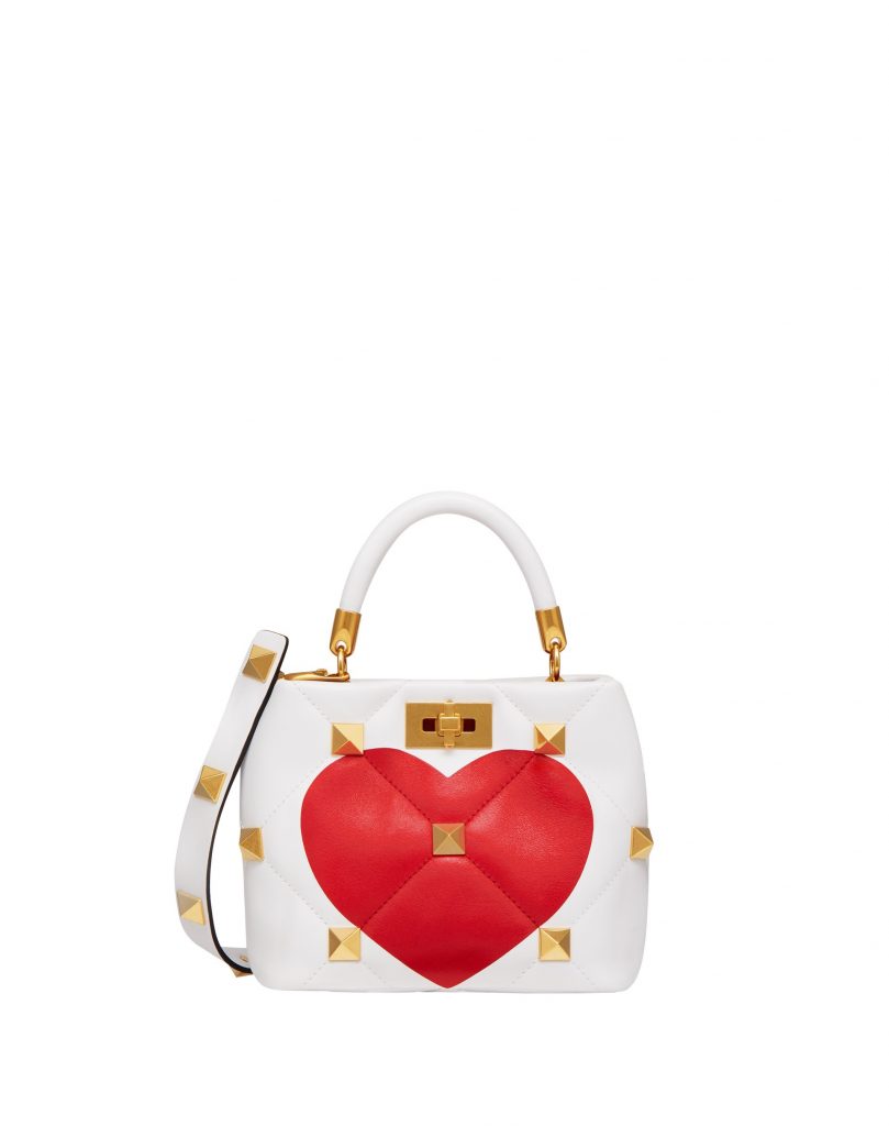 Valentino Garavani Amore 2021 Roman Stud Small Top Handle Bag HK$24,300