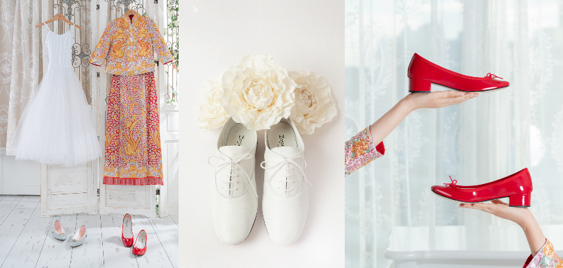 婚紗裙褂都能配搭舒適！REPETTO首度推出婚鞋系列