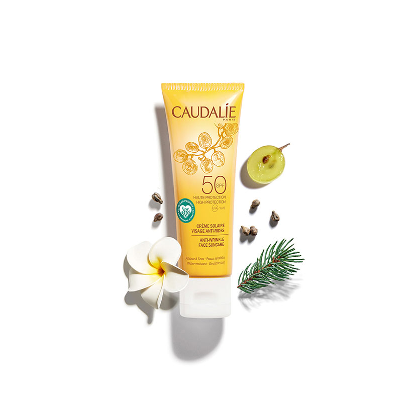 //面部護理//Caudalie葡萄籽全效抗氧防曬乳SPF50(HK$180/50ml)