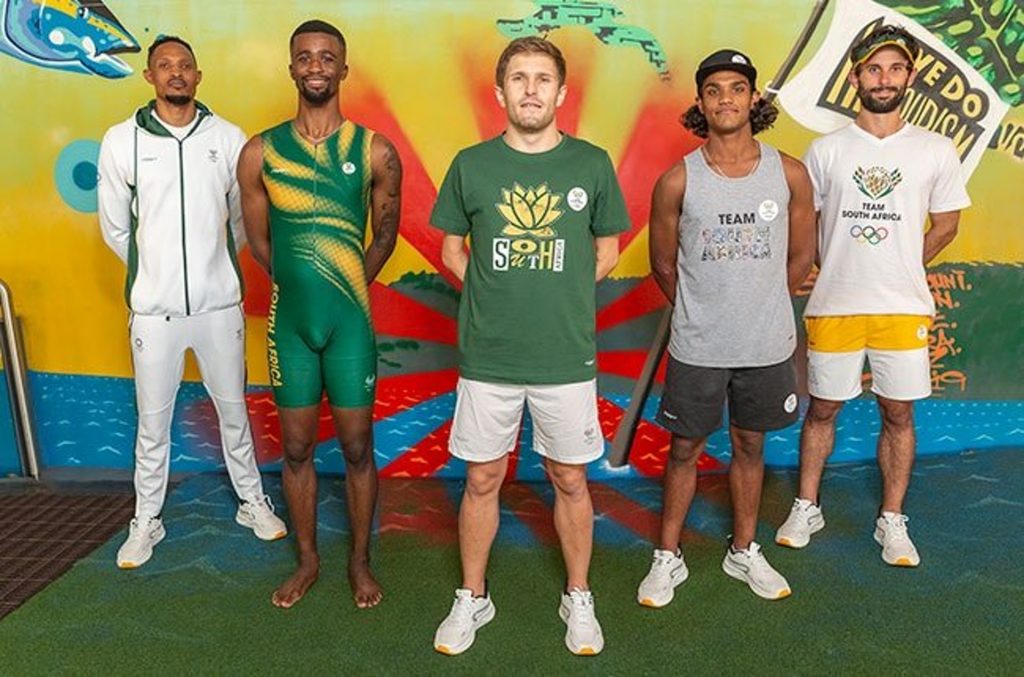 南非奧運代表隊的官方制服由南非年輕設計師品牌 Mr Price Sport製造