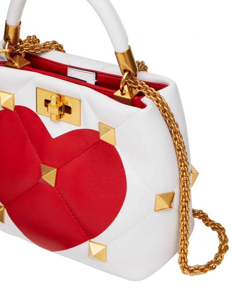Valentino Garavani Amore 2021 Roman Stud Small Top Handle Bag HK$24,300
