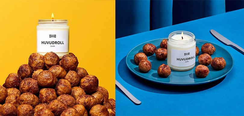 深夜燃點會吸引蟑螂嗎？！創意滿分 IKEA推出「肉丸香氛蠟燭」
