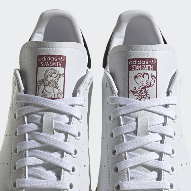Groot x Gamora Stan Smith 聯乘鞋款