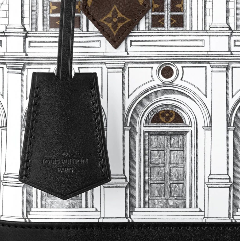 Louis Vuitton x Piero Fornasetti capsule collection 白色手袋