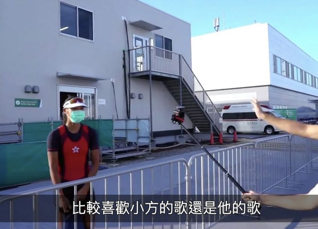 TVB節目《東京五輪直送》電視截圖