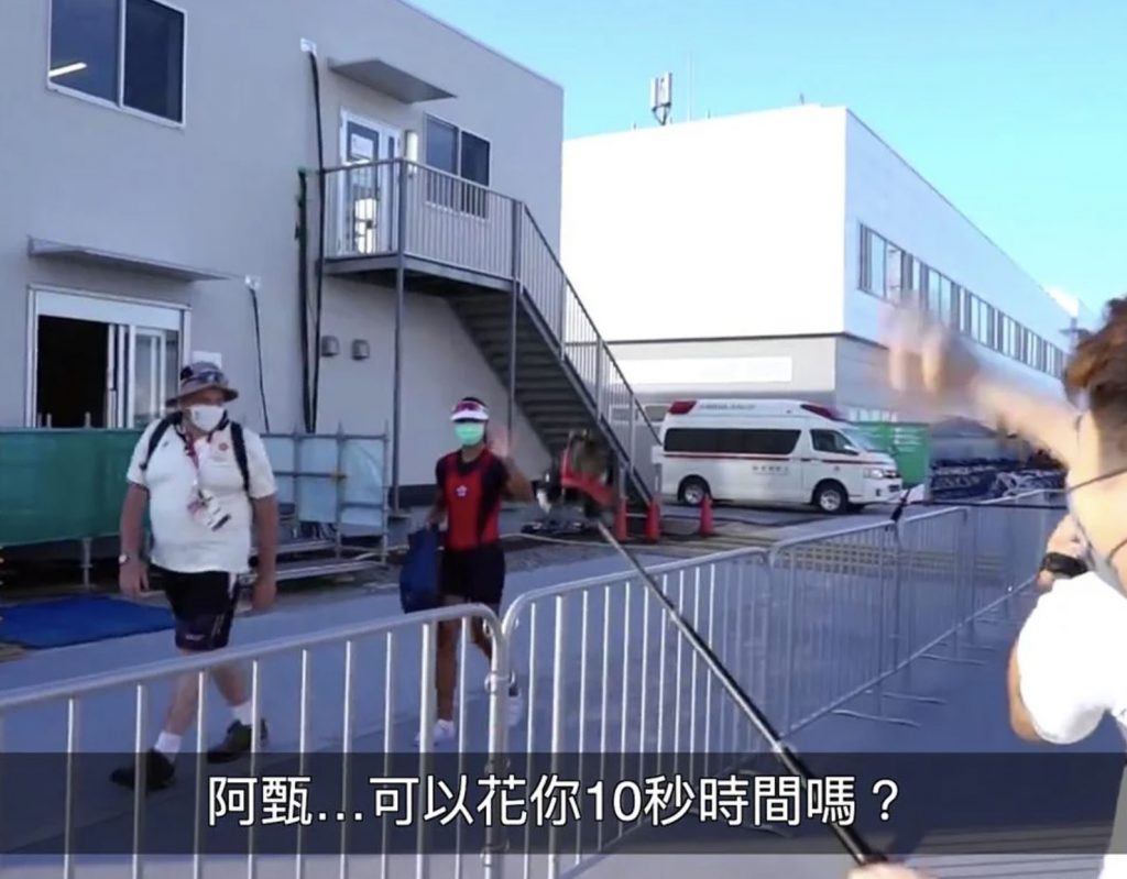 TVB節目《東京五輪直送》電視截圖