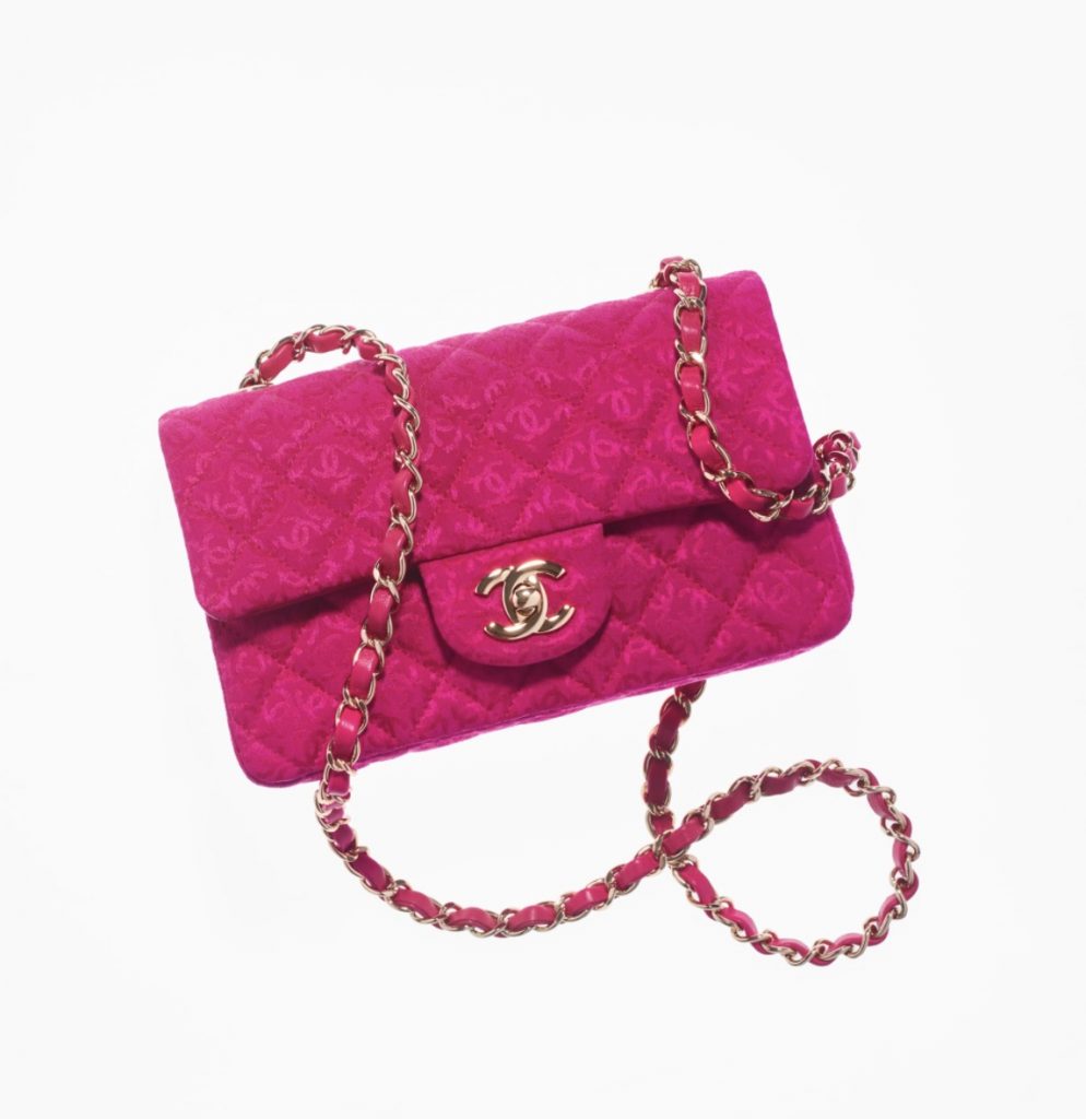 CHANEL桃紅色 Flap Bag（HK$30,900）