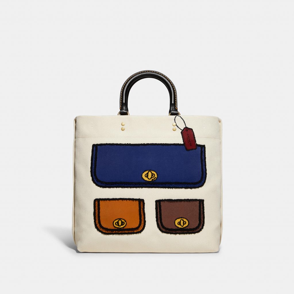 COACH TOTE 29 錯視畫印花回收帆布托特手袋（HKD 3,500）