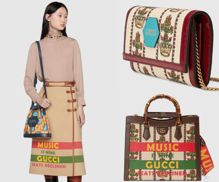 Gucci 100周年系列手袋！時尚與音樂結合的單品