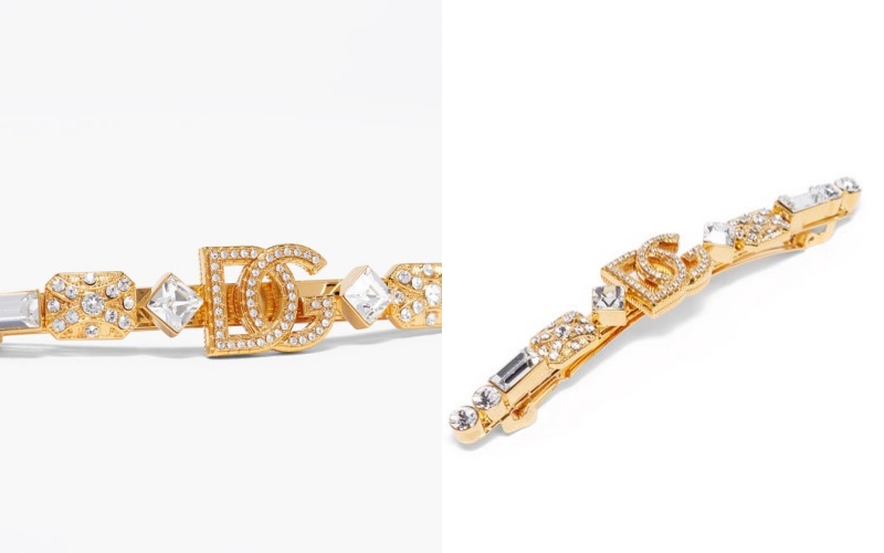 DOLCE & GABBANA DG crystal-embellished hair clip HK$5,100