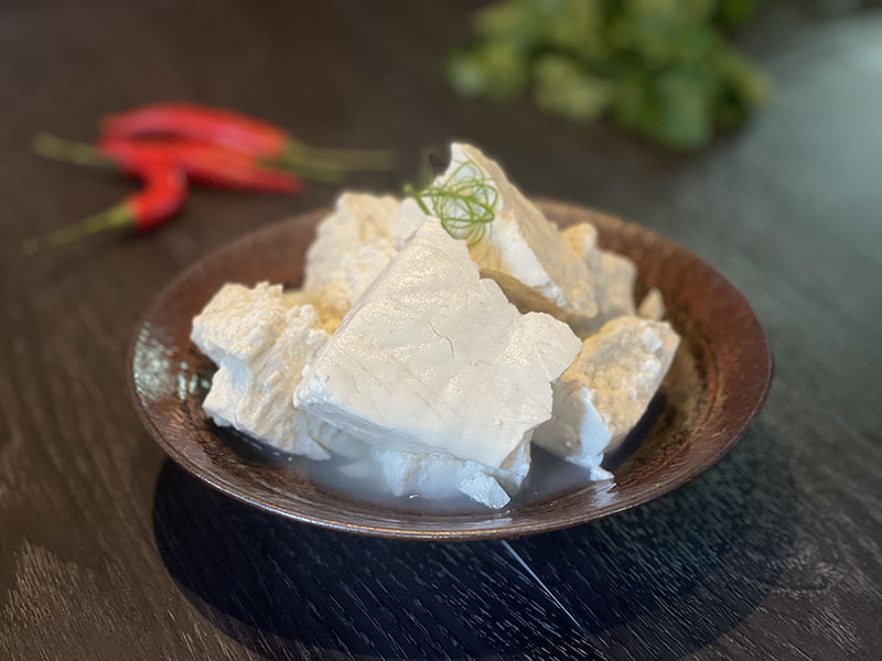 莆田豆腐:乃天然鹽滷製滷豆腐，自福健莆田運到，豆味濃郁兼具香滑。