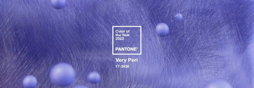 色彩權威彩通選出「長春花藍Very Peri 」為2022年度代表色，掀起一陣紫色時尚浪潮。