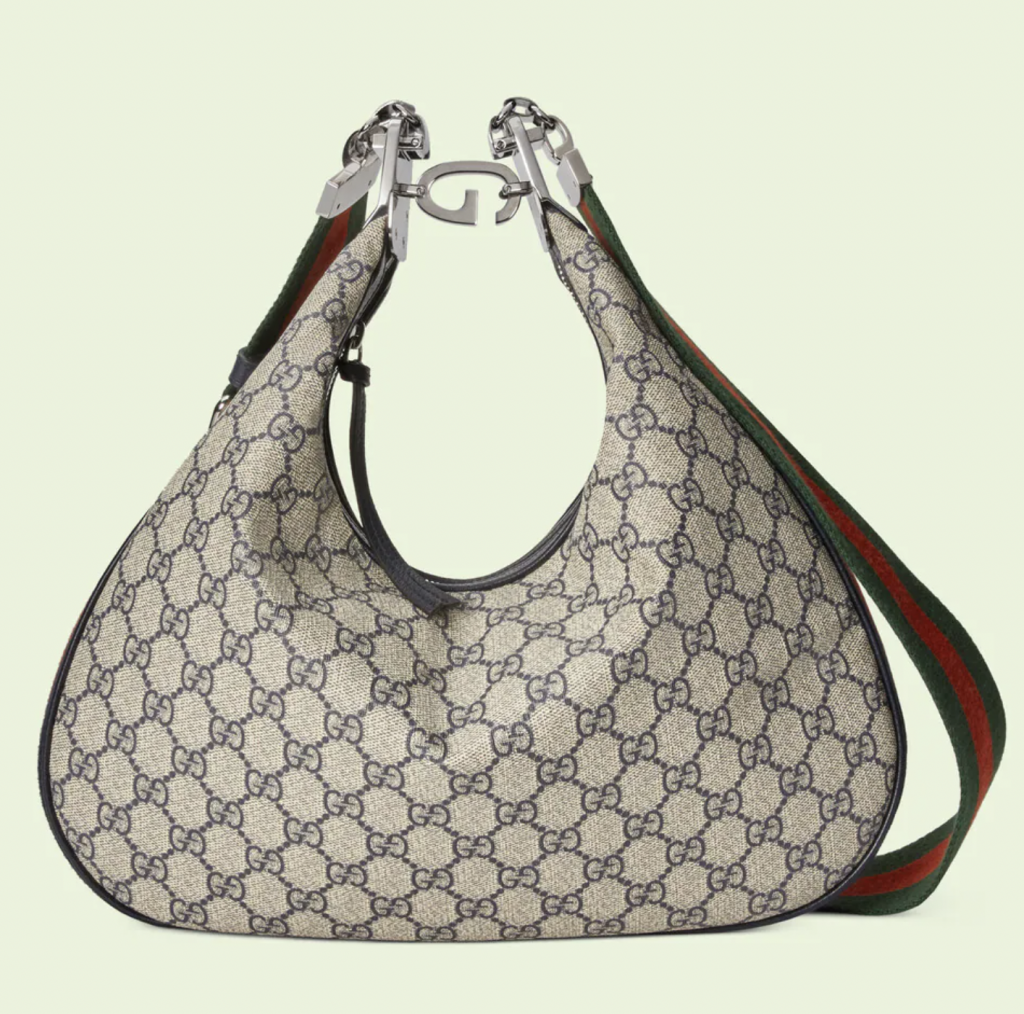 Gucci Attache大型肩揹袋（米色及藍色Supreme） HK$ 22,500