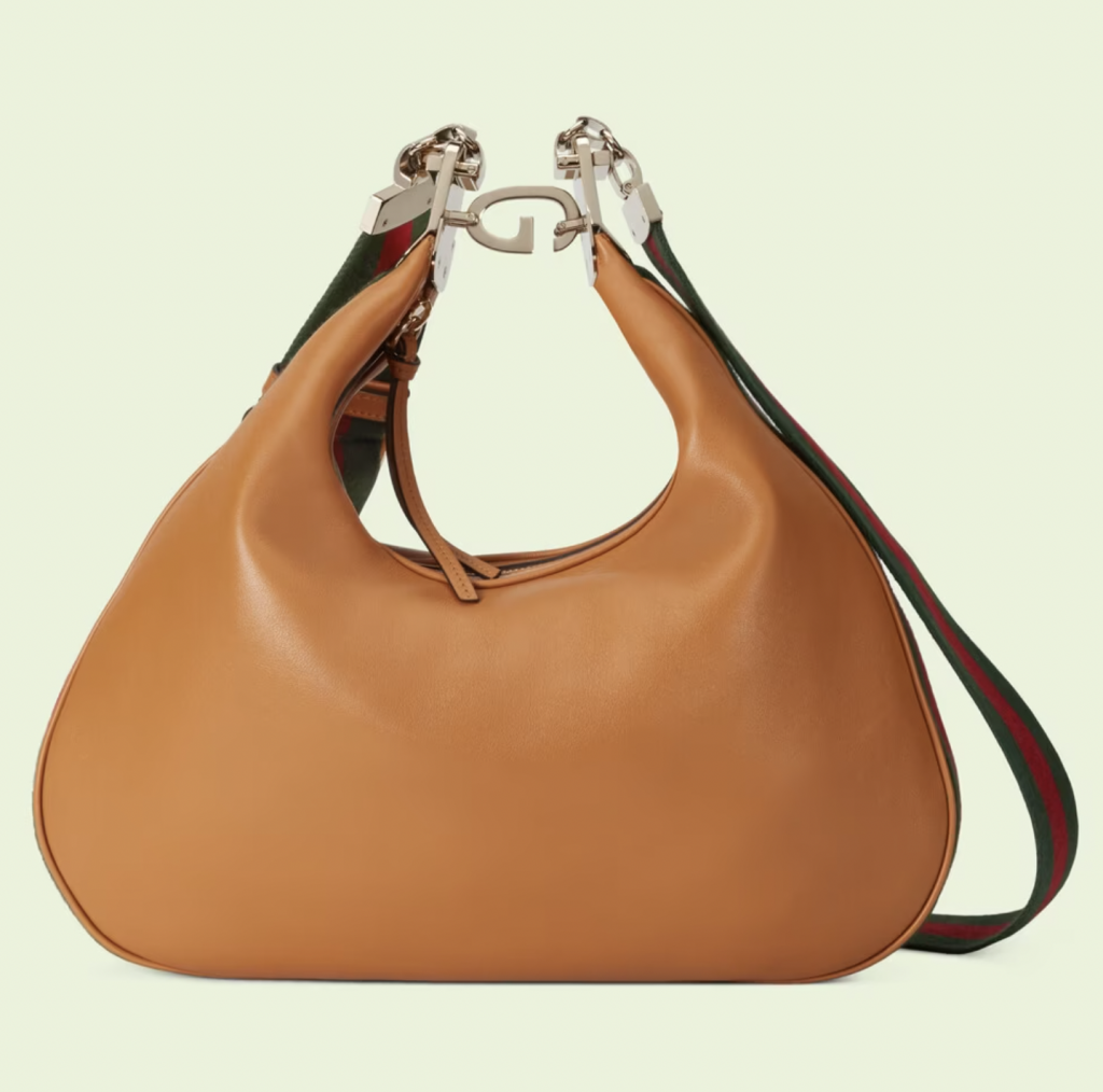 Gucci Attache大型肩揹袋（深橙色皮革） HK$ 26,500