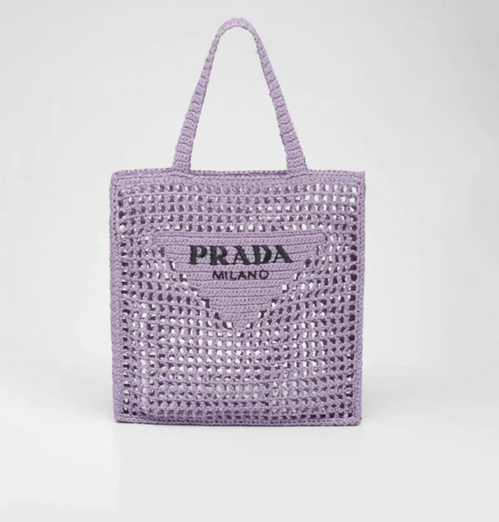 名牌網袋推薦：Prada Raffia 手袋 $15,500