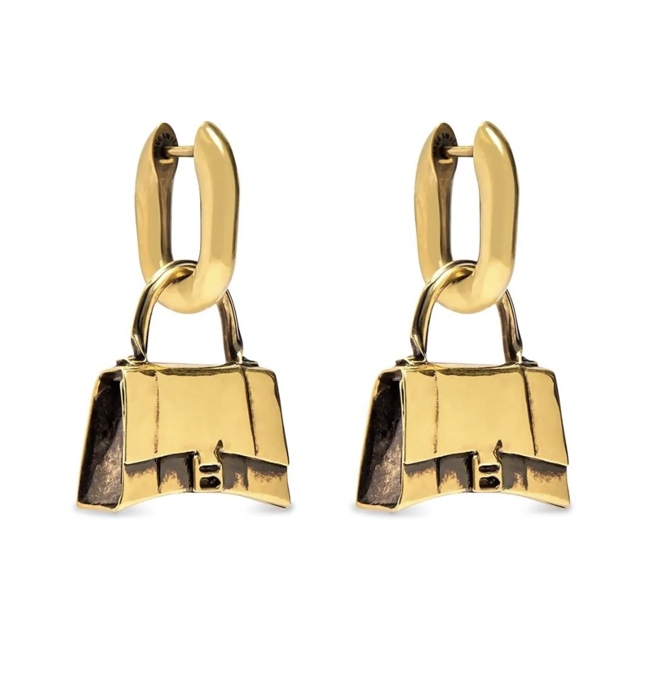 Balenciaga Tote Bag 造型耳環（HK$4900）