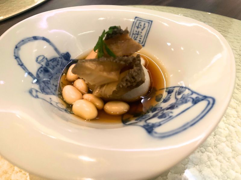 鮑魚、大船煮、芋百合