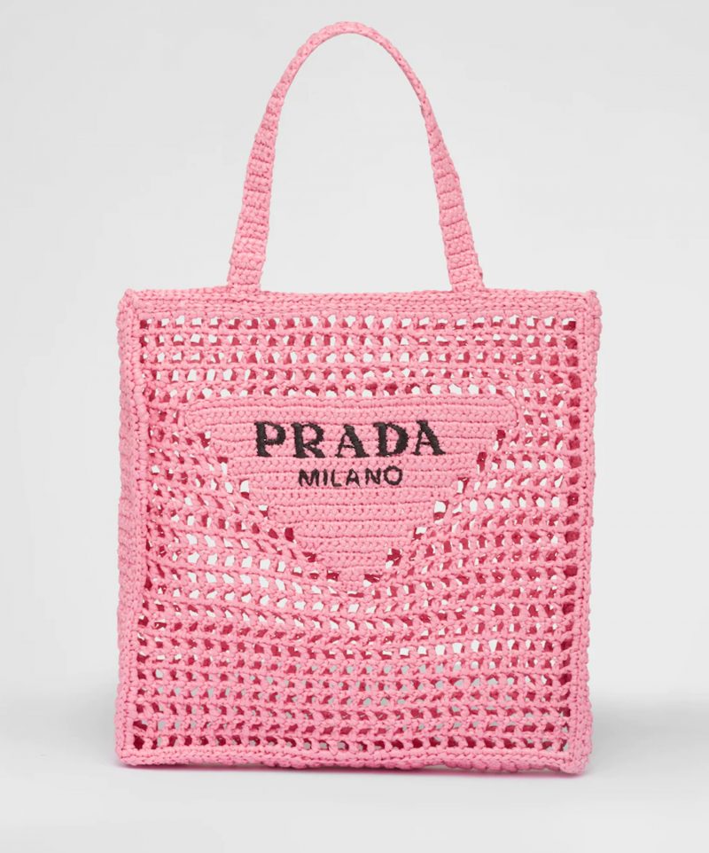 Prada-粉色手袋-名牌手袋-手袋
