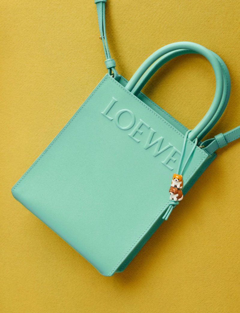 LOEWE A5 Standard Tote 薄荷綠色