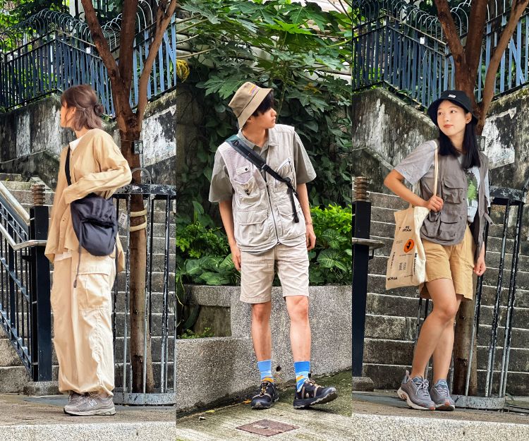 【#sheOOTD】編輯部示範夏日山系穿搭時尚單品：機能包、透氣背心、防曬漁夫帽