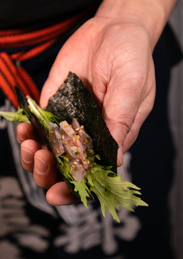 熟成魚生手卷