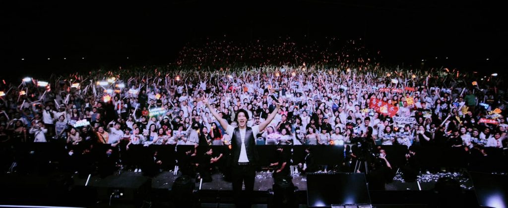 王力宏上月中舉行了泰國演唱會，得到大批歌迷支持。（圖片來源：FB@王力宏 Wang Leehom）