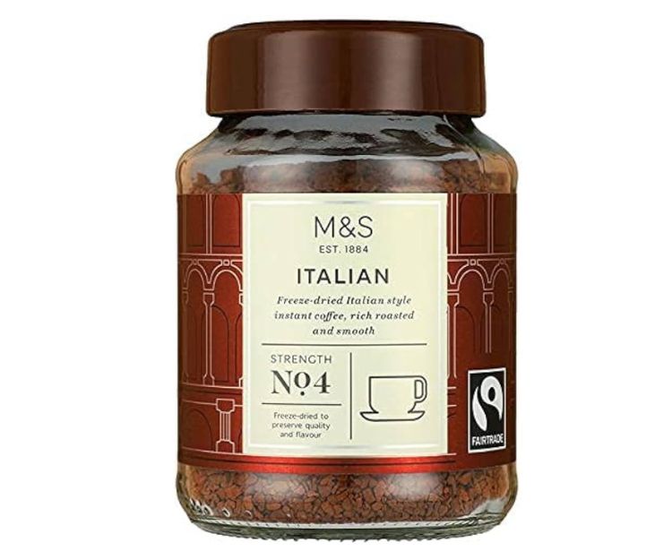 M&S Food Italian Style Instant Coffee - Dark Roast 4–freeze dried
