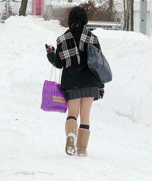 短裙-禦寒-日本女生-保暖