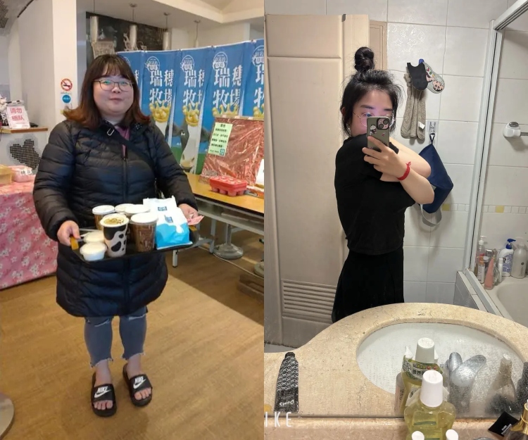 台灣女生激減44kg公開整容級減肥前後照！嚴格執行6大飲食原則：戒掉6類食物？不吃水煮餐不戒澱粉！