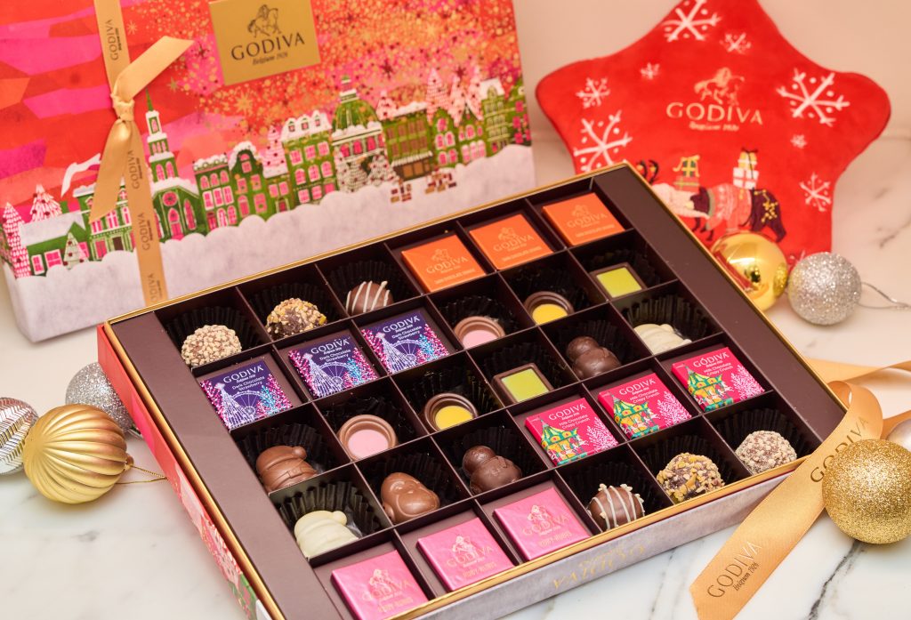 GODIVA 聖誕巧克力禮盒（HK$899 / 30顆裝）